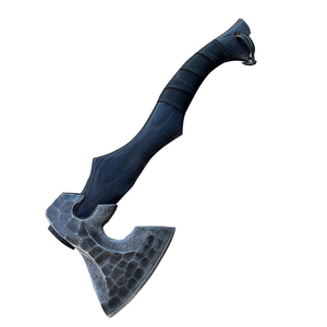 Hacha de acero de Damasco de alta calidad hecha a mano, herramienta para acampar al aire libre, forjada a mano con cubierta protegida - Product Image 6