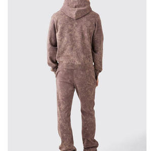 2025ชุดวอร์มผ้าฝ้าย100% ระบายอากาศได้ดีสำหรับผู้ชายเสื้อผ้าแนวสตรีทแวร์สำหรับฤดูหนาว - Product Image 2