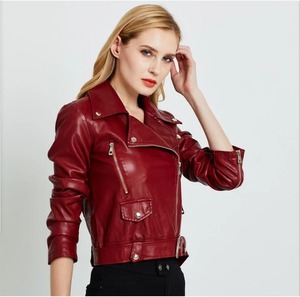 Chaquetas de cuero para mujer de Pakistán Chaquetas de cuero de alta calidad para mujer Chaquetas de cuero de piel de oveja original Tamaño personalizado - Product Image 5
