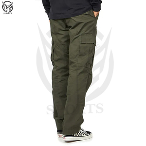 แฟชั่นสวมใส่กางเกงคาร์โก้แทคติคอล6กระเป๋ากางเกงคาร์โก้สำหรับผู้ชายที่มี MOQ ต่ำบทความที่ดีที่สุด - Product Image 2