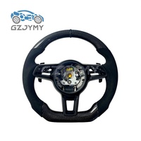 Volant LED en fibre de carbone personnalisé pour Porsche Panamera Cayenne Macan Taycan Cayman Boxster Carrera 911 718 996 987 991 992