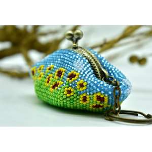 Monedero de Cuentas Hecho a Mano Decorativo en Oferta al por Mayor con Cremallera, Mini Cartera de Estilo Vintage para Mujer, Accesorios de Moda - Product Image 2