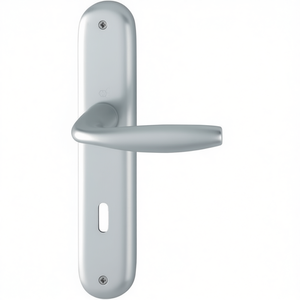 HOPPE 1810/273P Aluminium F1 OB 72 mm DIN Gauche/Droite Plaque Longue Set New York - Décoration & Accessoires de Bureau - Product Image 3