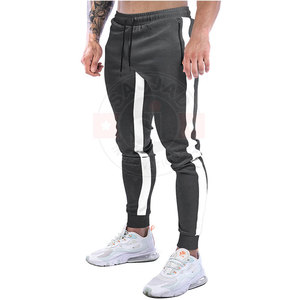 Custom Logo Casual Mens Trousers Elastic Waist Casual Sweat Sweatpants <b>slim</b> Fit Straight Leg Plain <b>Joggers</b> - Product Image 1