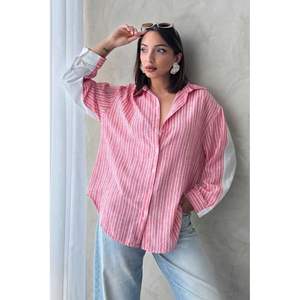 Blusa de voile bordada con lazo frontal para mujer - Product Image 5