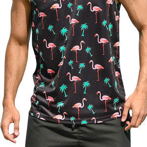 100% Cotton Men's Sleeveless Vest Quick Dry Seamless <b>Singlet</b> with Custom Print Logo for <b>Running</b> - Product Image 6