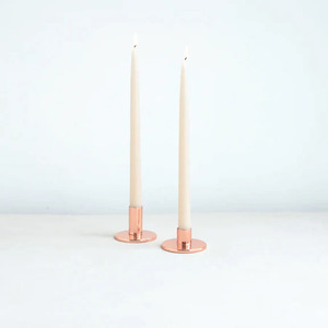 Set of Two Handmade Tabletop Metal Taper <b>Candle</b> <b>Holder</b> for Home and Wedding <b>Floor</b> Decorative Gold Color <b>Candle</b> Taper - Product Image 6