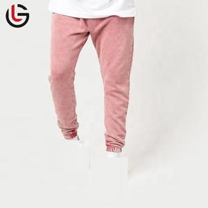 กางเกงนักวิ่งผ้าซักแบบมีสไตล์ของผู้ชายกางเกงผ้าเฟรนช์เทอร์รี่กันแดดสีจางสไตล์วินเทจพิมพ์ลายกระวนกระวายใจกางเกงลำลองทรงตรง - Product Image 3