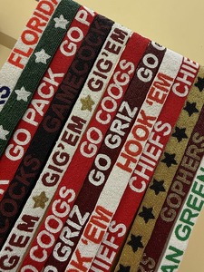 Sequin Gameday Adjustable <b>Strap</b> Beaded Purse <b>Strap</b> <b>Bag</b> <b>Strap</b> Sorority Gameday <b>Strap</b> Customized <b>Strap</b> with Detachable Hooks - Product Image 3