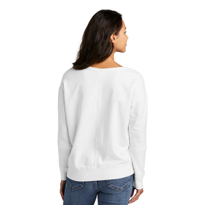 Meilleure qualité décontracté col en V sweat femmes coton polyester polaire mélange chaud à manches longues pull sweat pour un usage quotidien - Product Image 5