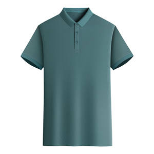 Polo en coton à col chemise avec logo personnalisé OEM, broderie, impression personnalisée, vêtements imprimés personnalisés, publicité, polo culturel - Product Image 3