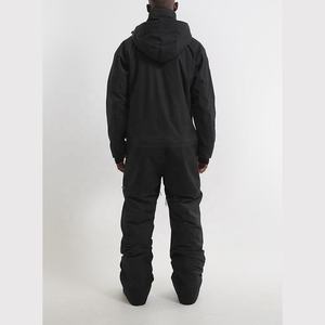 เสื้อแจ็กเก็ตสกีสำหรับผู้ชายสีดำกันลมกันน้ำสำหรับฤดูหนาวชุดสกีสโนว์บอร์ดแบบเต็มตัวสำหรับผู้ชาย - Product Image 4