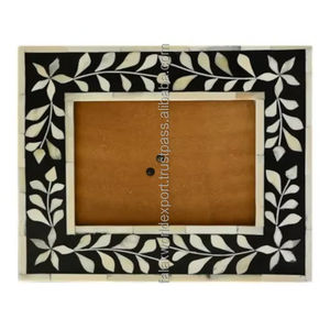 Elegant Handmade Bone Inlay <b>Photo</b> <b>Frame</b> <b>for</b> Home Decor <b>for</b> Living Room Bedroom or Office From Falak World Export - Product Image 1