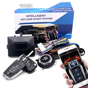 Alarme de voiture <span class=keywords><strong>à</strong></span> <span class=keywords><strong>prix</strong></span> d'usine avec démarrage <span class=keywords><strong>à</strong></span> <span class=keywords><strong>distance</strong></span>, système de démarrage/arrêt automobile, verrouillage centralisé, bouton de démarrage pour <span class=keywords><strong>Toyota</strong></span>/Ford - Product Image 1