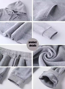 Plain <b>Pullover</b> <b>Men</b> Thermal Hoodies Premium Quality New Design Hoodies <b>for</b> Man 100_ Cotton Made in Pakistan Custom Logo Design - Product Image 5