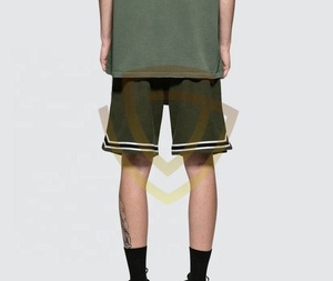 100% Cotton Eco-Friendly Gym Fitness <b>Fleece</b> <b>Shorts</b> Quick Dry Breathable Mid Training Sports Casual Solid Pattern <b>Fleece</b> <b>Shorts</b> - Product Image 6