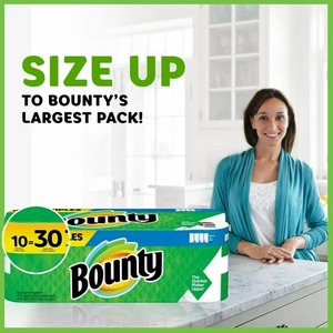 Bounty Select-A-Size Blanc Double Rouleaux Serviettes En Papier 90 Feuilles Par Rouleau 6 Compte Cuisine - Product Image 4