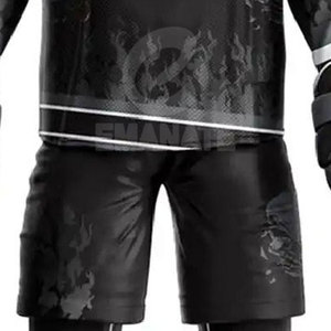 Nuevos Uniformes Deportivos Personalizables, Conjunto de Jersey de Hockey sobre Hielo con Nombre del Equipo Incluido, 100% Poliéster Impreso - Product Image 6