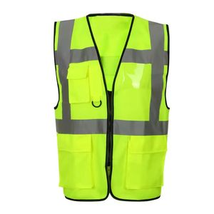 Chaleco de Seguridad Reflectante con Logotipo Personalizado, Alta Visibilidad, Múltiples Bolsillos, Construcción de Malla - Product Image 3