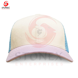 Vente en gros Casquette de camionneur simple 6 panneaux Casquette de camionneur professionnelle en mousse de qualité supérieure avec logo imprimé sur mesure - Product Image 5
