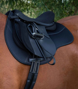 Selle de cheval anglaise matelassée en coton respirant, doublure douce, soutien confortable, équipement d'équitation, design personnalisé - Product Image 5