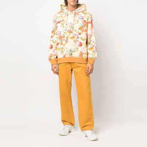 2025 hommes 50% coton 50% Polyester à manches longues surdimensionné pull à capuche ensemble noir imprimé 3D en relief conception à capuche pour unisexe - Product Image 2