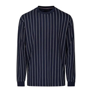 Sweat-shirt pour homme slim fit avec ourlet et poignets côtelés en tissu doux et respirant pour un confort tout au long de la journée - Product Image 1