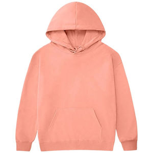 Sweat à capuche en coton mélangé pour homme, basique, tendance, service à faible MOQ, avec poches, style décontracté pour le printemps - Product Image 1