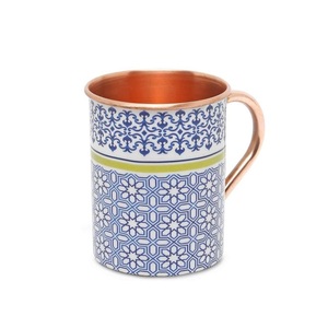 Verres en métal dernier modèle avec poignée pour cocktails et bars, tasse à mule moscovite en cuivre au design unique pour restaurants et commande en gros - Product Image 4