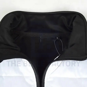 2025 Custom Made Men's Puffer Jacket High Quality Canvas Wholesale Price with Custom Logo - Product Image 3