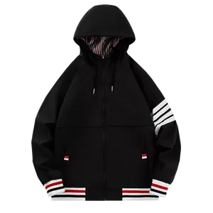 Chaqueta cortavientos de moda para hombre Chaqueta cortavientos ligera de golf en blanco impermeable informal - Product Image 3