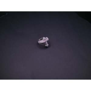 Bague Croix de Luxe Entièrement Micro-Pavée de Zircons Cubiques Créés en Laboratoire, Finition Or Blanc, Bijou Religieux Massif et Surélevé en 3D - Product Image 5