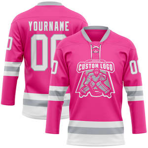 Haute Qualité Oem Personnalisé Hockey Sur Glace Blanc Uniforme Vierge Sergé Broderie Hockey Sur Glace Maillot Uniformes Porter - Product Image 6