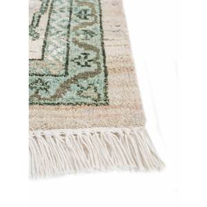 Tapis en laine afghane noué à la main Viscaya ivoire, motif floral AKWL-1129, tapis rectangulaire pour salon, tapis de couloir Tabriz Puzzle pour la maison - Product Image 4