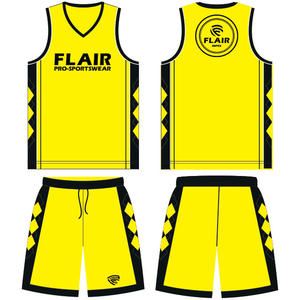 Ensemble d'uniformes de basket-ball personnalisables de haute qualité pour hommes Chemise de sport respirante Tops Shorts Impression numérique Plus Option XS Plain - Product Image 1