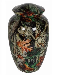 Nouveau élégant marbre impression métal crémation couleur classique urne funéraire pour cendres humaines urne Multi classique Camouflage crémation urne - Product Image 4