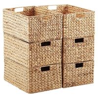 Paniers de rangement pliables en rotin écologiques de haute qualité, faits à la main, pour la lessive et la décoration intérieure, fabriqués au Vietnam