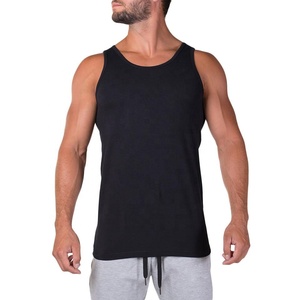 Camisetas sin mangas de algodón con logotipo personalizado - Product Image 3