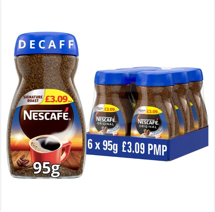 NESCAFE TASTER CHOICEカフェイン抜きインスタントコーヒー100g