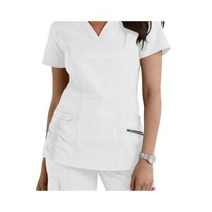 Uniforme Médico Exclusivo de Tela Elástica, Conjunto de Enfermera para Mujer, Uniforme de Hospital y Laboratorio para Hombre, Tela de Algodón, Unisex, para Doctor - Product Image 5