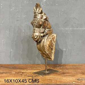 Decoración de Caballo Antiguo Hecha a Mano, Diseño Art Deco Tradicional para Decoración del Hogar, Sala de Estar, Bodas, Navidad, Animal Abstracto - Product Image 4