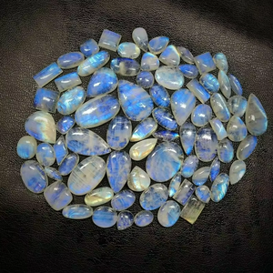 Piedras Preciosas Sueltas Naturales de Cabujón de Piedra Lunar Arcoíris al por Mayor para Joyería al Mejor Precio - Product Image 5
