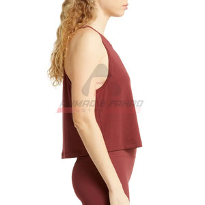 Débardeurs décontractés grande taille pour femmes top débardeur basique de couleur unie personnalisé avec caractéristique respirante vente en ligne - Product Image 5