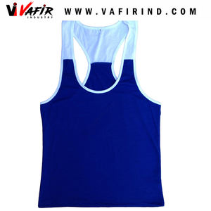 Logo personnalisé tricoté décontracté Gym Fitness hommes musculation débardeur 100% coton séchage rapide respirant OEM impression personnalisée - Product Image 2