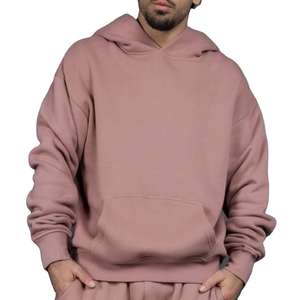 Algodón Boxy Oversized Custom French Terry Hoodies Heavyweight 400 500Gsm Hoodie Fabricante Baggy Essentials Cropped Hoodie - Product Image 6