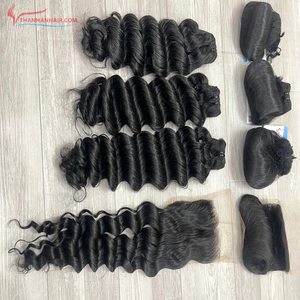 Paquets de cheveux de trame humaine Deep Wave Vietnam extensions de cheveux humains de haute qualité cheveux de très haute qualité - Product Image 3