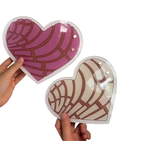 Nouvelle tendance tuile d'extension de cils en acrylique Logo personnalisé plaque magnétique coeur et formes carrées pour les professionnels de la beauté et Salon
