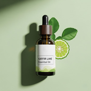 Aceite esencial de Lima Kaffir puro, venta al por mayor, aceite de Hystrix cítrico Natural para aromaterapia, jabón, fabricación de velas, cuidado de la piel, cuidado del cabello - Product Image 3