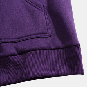 Vente en gros de basiques d'hiver, coton mélangé pour hommes, sweats à capuche imprimés brodés à impression personnalisée thermique - Product Image 6