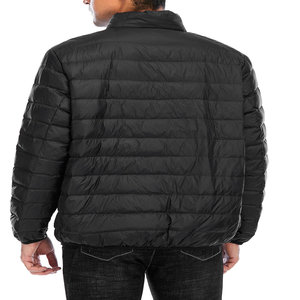 High Quality Customized <b>Men's</b> <b>White</b> Duck <b>Puffer</b> <b>Jacket</b> Winter Warm Oversized Loose Outdoor Formal Style Hooded Sublimation Print - Product Image 5